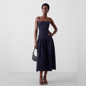 Banana Republic Drop Waist Midi Dress